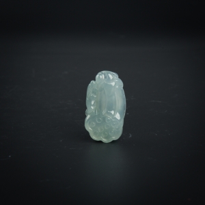 糯冰种翡翠莲蓬吊坠