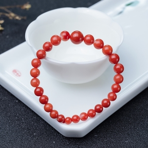 阿卡珊瑚单圈手串