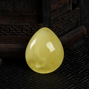 柠檬黄金绞蜜随形吊坠