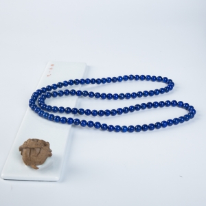 7.5mm天蓝色青金石多圈手串