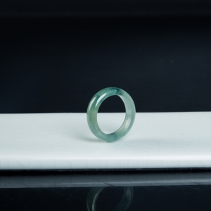 糯冰种飘花翡翠戒指吊坠两用款