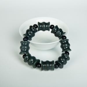 山料和田青玉单圈手串