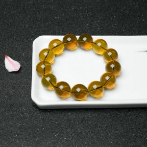 18mm墨西哥蓝珀单圈手串