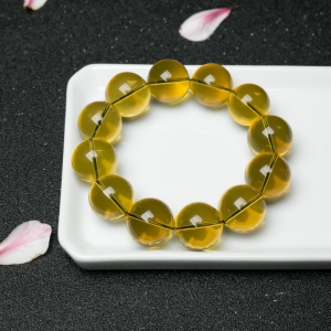 19.5mm墨西哥蓝珀单圈手串