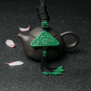 花青种翡翠福在眼前毛衣链