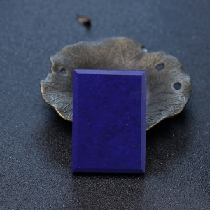 深蓝色青金石无事牌吊坠