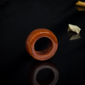 火焰纹南红戒指