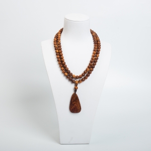 8.3mm海南虎皮纹黄花梨108佛珠