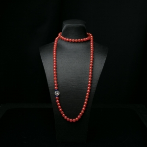8.5mm樱桃红南红长链