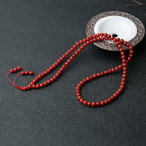 4.8mm沙丁珊瑚108佛珠