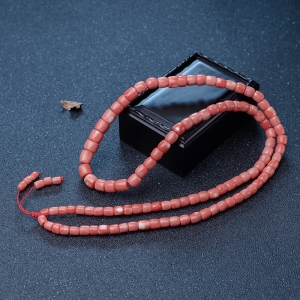 MOMO珊瑚桶珠塔链