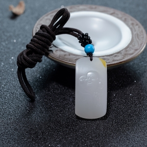 山料和田白玉弥勒佛吊坠