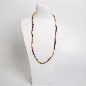 4.6mm多色碧玺多圈手串