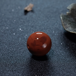 23.8mm柿子红南红圆珠
