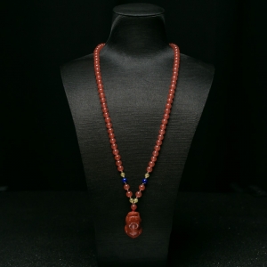 南红貔貅项链