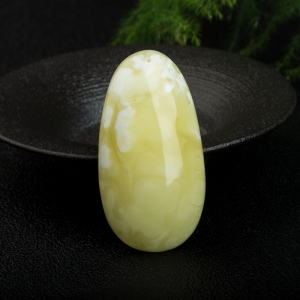 白花蜜随形吊坠