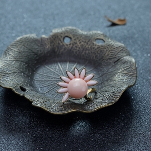 18K深水珊瑚戒指