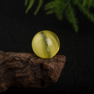 22.41mm鸡油黄金绞蜜圆珠