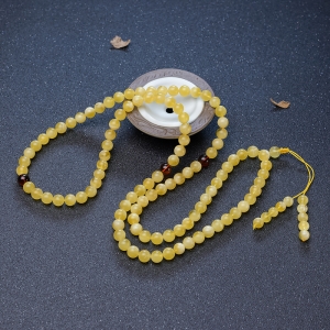 9mm白花蜜蜡长链