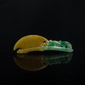 糯种俏色开天辟地吊坠