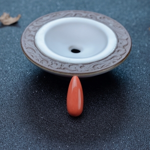 MOMO珊瑚水滴戒面