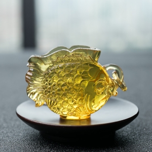 墨西哥蓝珀年年有余吊坠