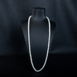 6.7mm山料和田白玉108佛珠