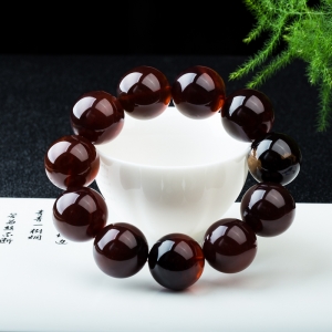 23.1mm棕珀单圈手串