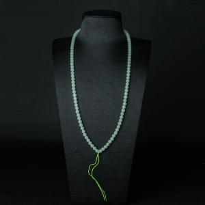 糯冰种浅绿翡翠项链