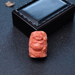 MOMO珊瑚佛吊坠