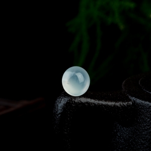 糯冰种翡翠戒面