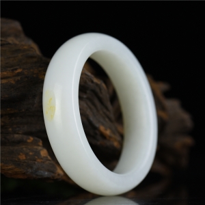 59.0mm籽料和田白玉手镯