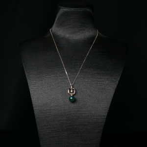 18K多米蓝珀项链