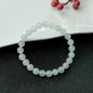 糯冰种翡翠手串