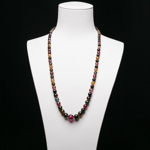 彩虹碧玺塔链