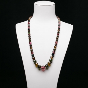 彩虹碧玺塔链