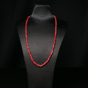 阿卡珊瑚桶珠108佛珠