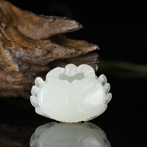 山料和田白玉和谐吊坠