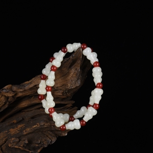 山料和田白玉福禄手串（2件）