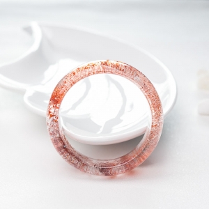 56mm金草莓晶平安镯