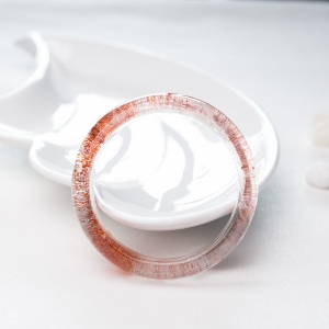 56mm金草莓晶平安镯