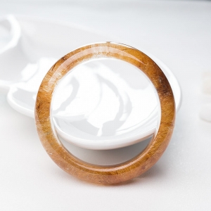 58mm铜发晶平安镯