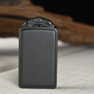 山料和田青玉无事牌吊坠