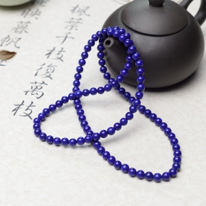 5.5mm紫蓝色青金石108佛珠