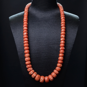 MOMO珊瑚鼓珠塔链