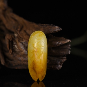 籽料和田白玉一鸣惊人吊坠