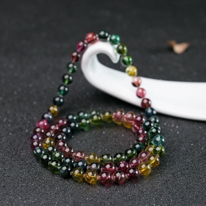 7mm彩虹碧玺多圈手串