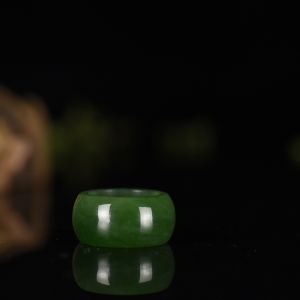 山料和田碧玉指环