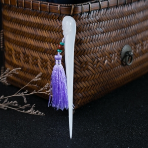 山料和田白玉发钗