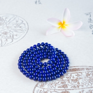 8mm深蓝色青金石108佛珠